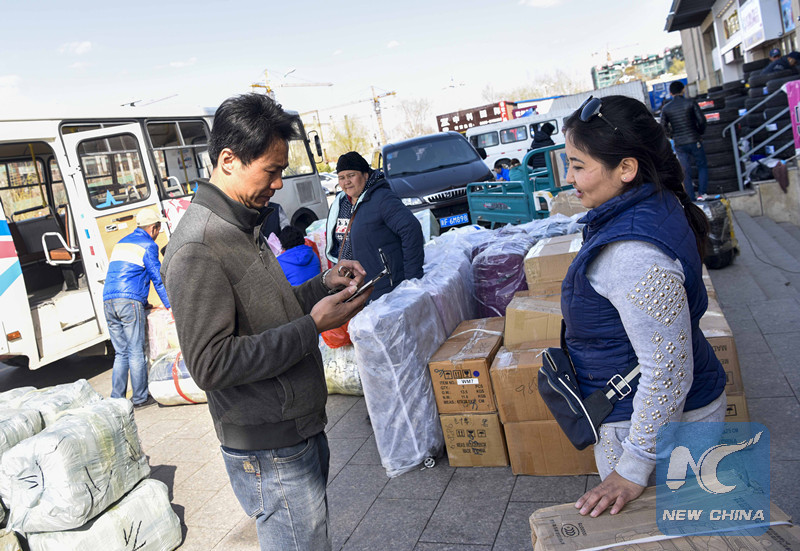 China-Kazakhstan border trade gives him pot of gold