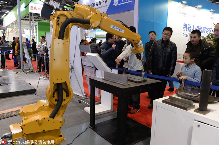 The 10 robots on China's industry planning list