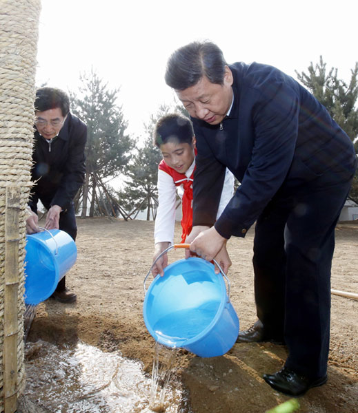 Xi gives green light for planting