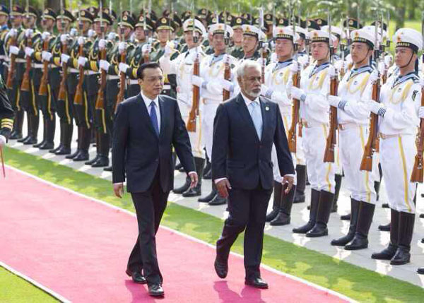 Premier Li meets with Timor Leste's Prime Minister