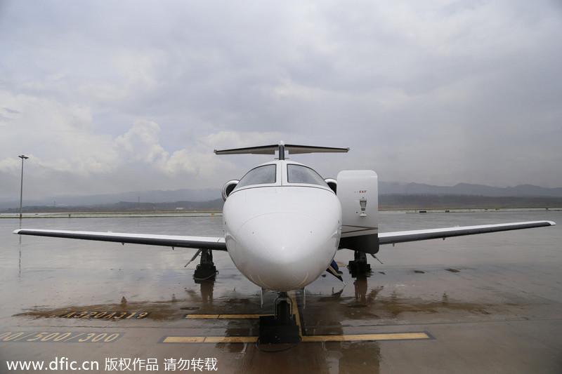 China's first air taxi brings sky-high fares