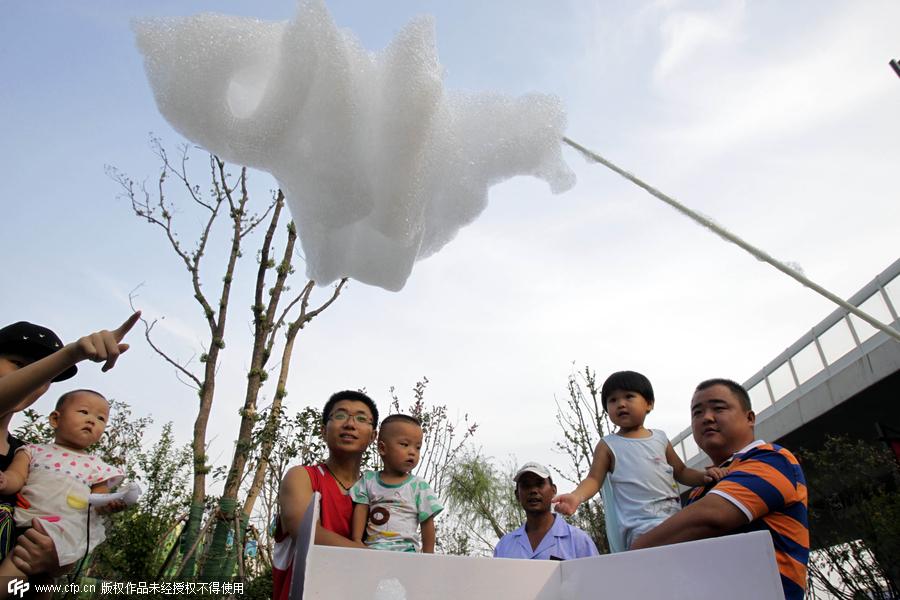 Man-made clouds rain money