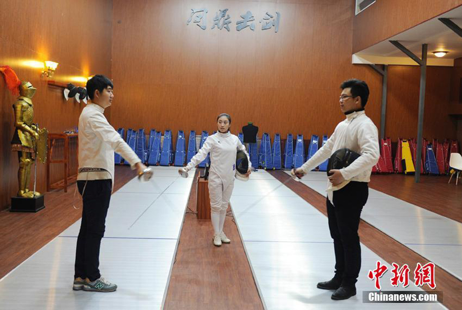 Blazing a new path in fencing