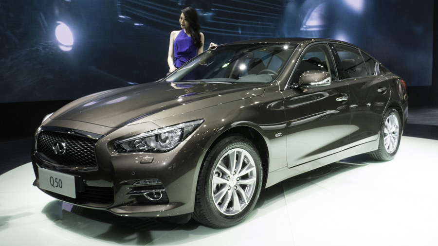 Infiniti Q50 2.0T world premiere at 2013 Auto Gruangzhou