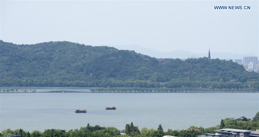 Scenery of West Lake in E China's Zhejiang