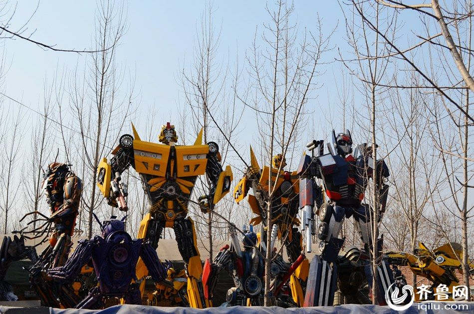 Junk transformed into transformers