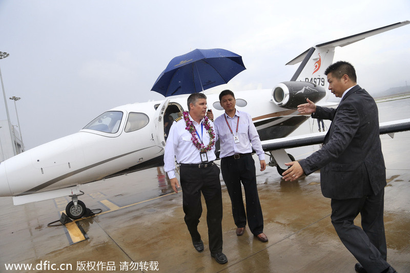 China's first air taxi brings sky-high fares