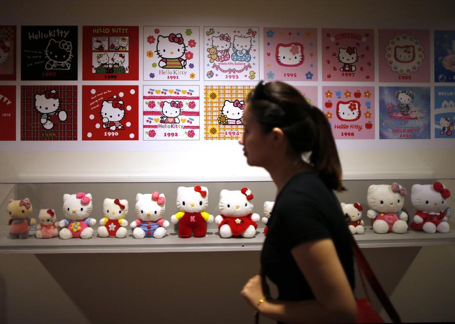 Hello Kitty's 40th anniversary exhibition held