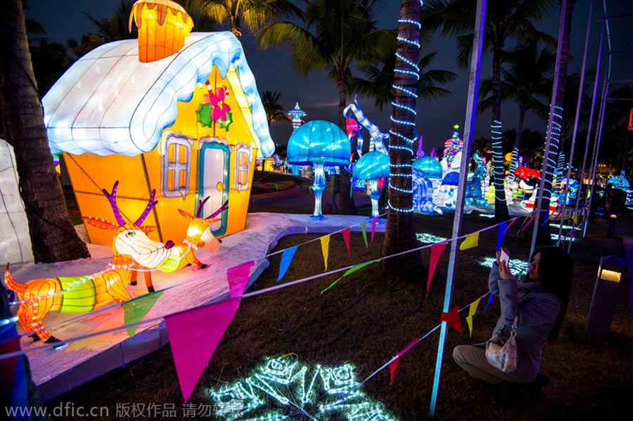 Light festival kicks off in Shenzhen