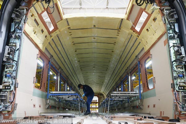 A peek inside China's high-speed train factory