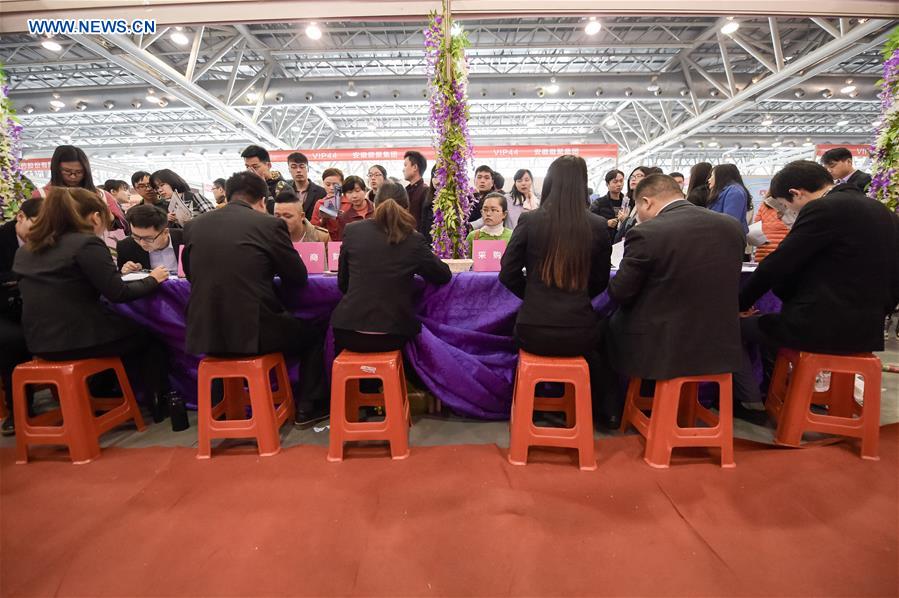 Job fair held in China's Anhui province