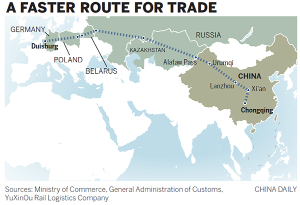 Chongqing turning into trade powerhouse