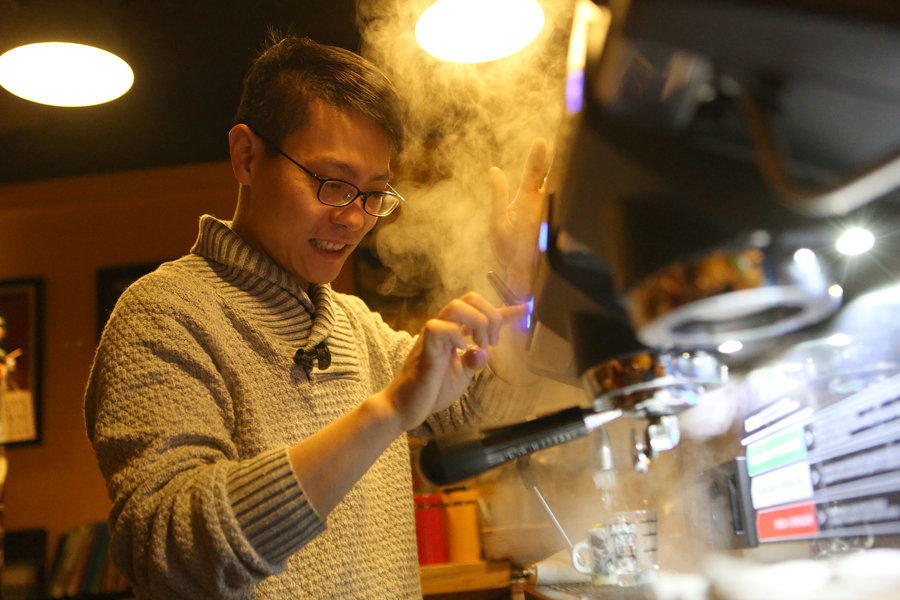 Barista's risky career move pays off