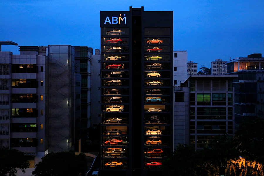 Singapore dealership sells luxury cars in 15-floor vending machine