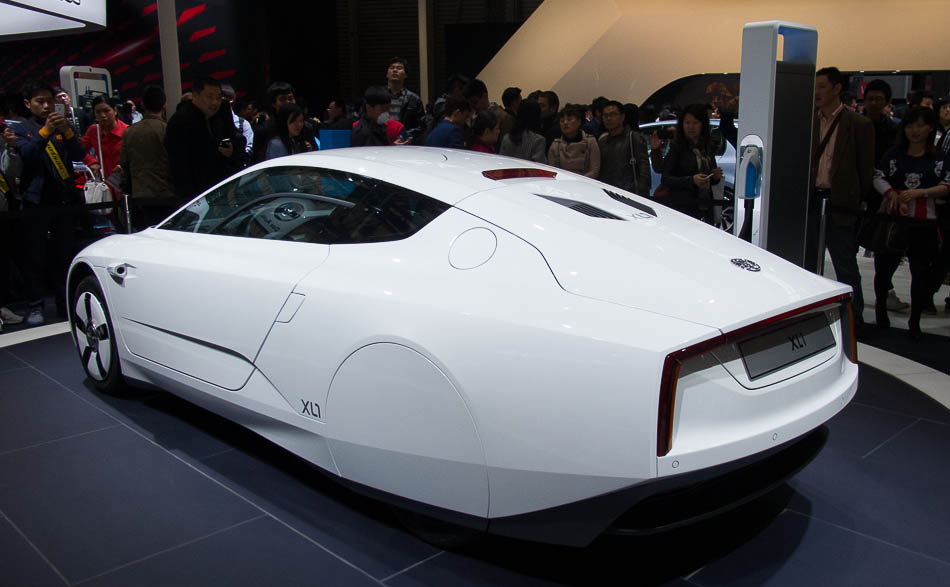 VW XL1 concept car at Shanghai auto show 2013