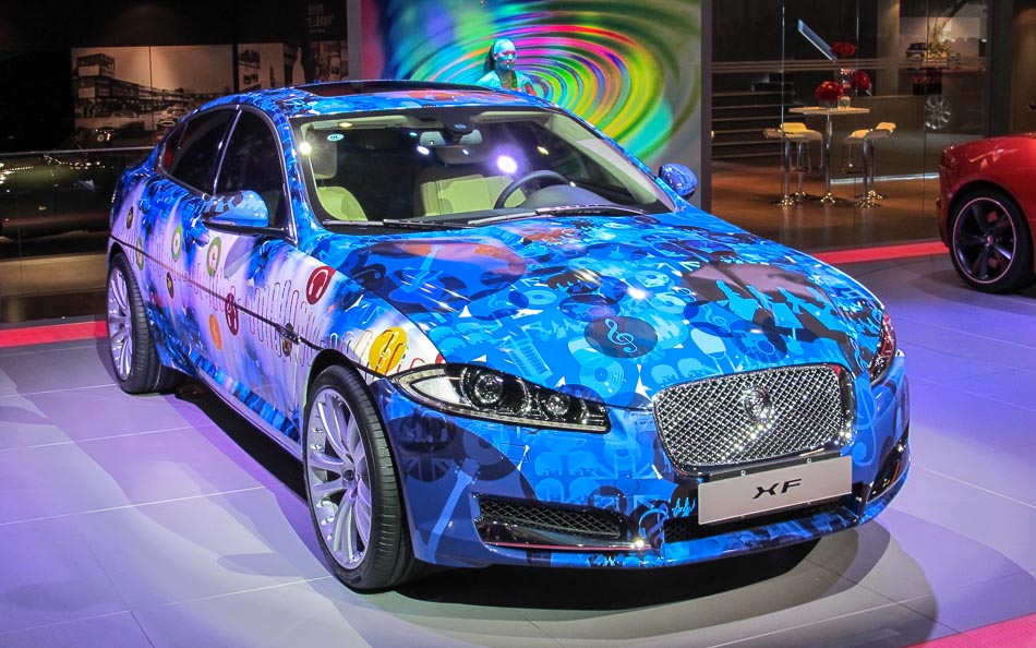 Jaguar XF Art Edition at Chengdu auto show 2013