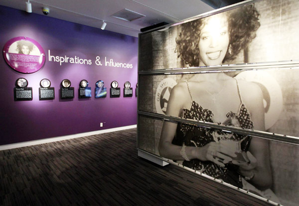 Whitney Houston exhibit opens