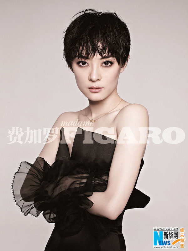 Sun Li poses for FIGARO