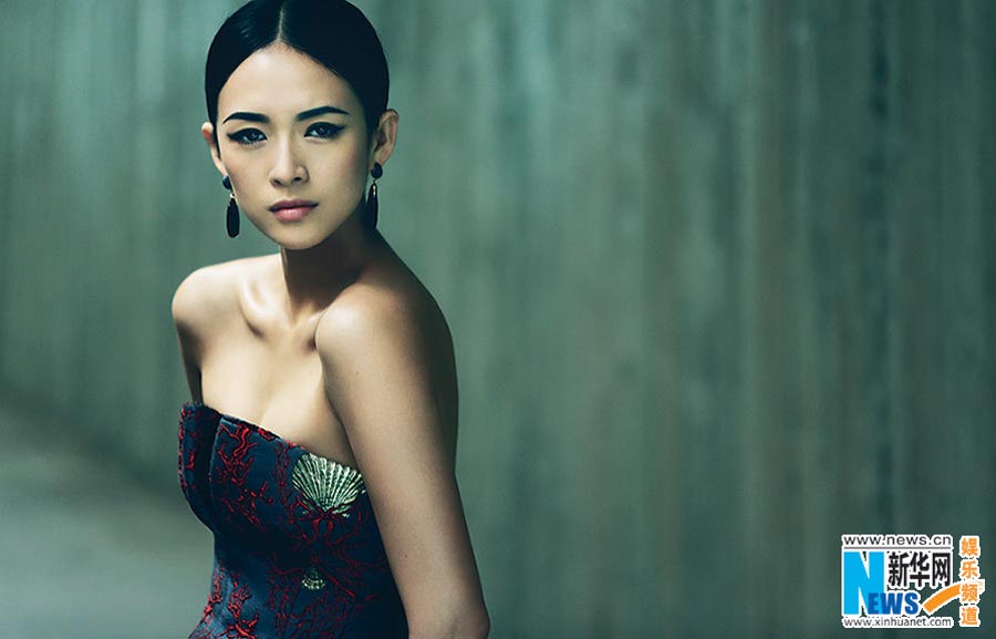 Charming Zhang Ziyi poses for fashion photo shoots