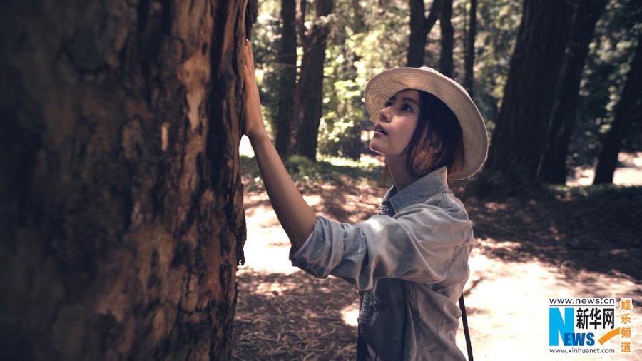 Chinese actress Gao Yuanyuan journeys to California