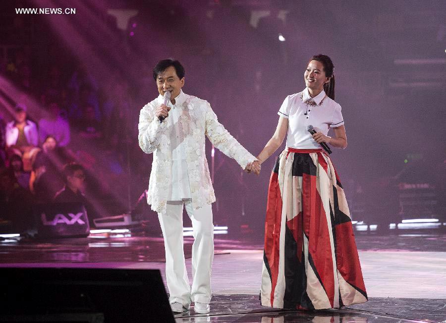 Jackie Chan holds charity concert marking 60th birthday