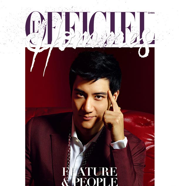 Leehom Wang's poses for L'Officiel