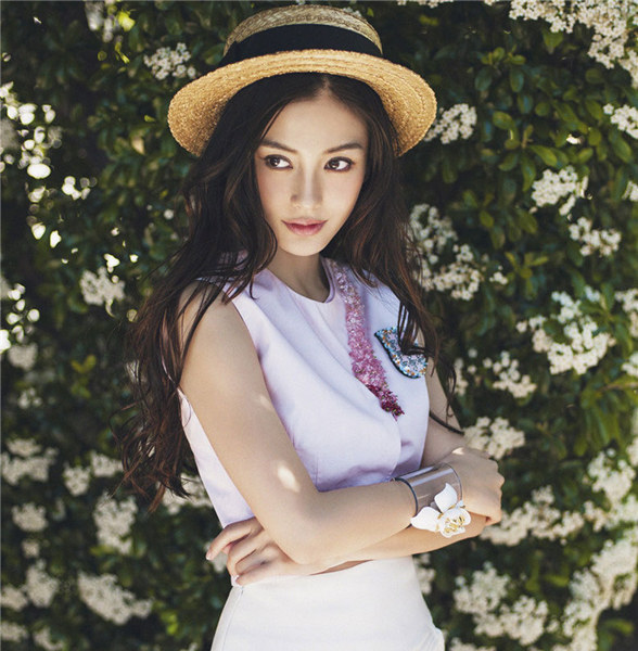 Angelababy poses for fashion shoot in Cannes