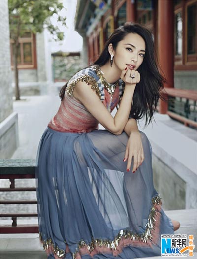 Actress Yao Chen poses for Femina magazine