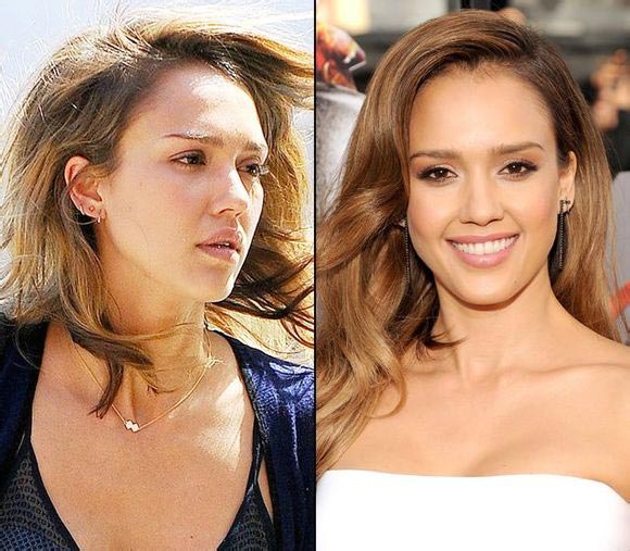 Hollywood actresses without makeup