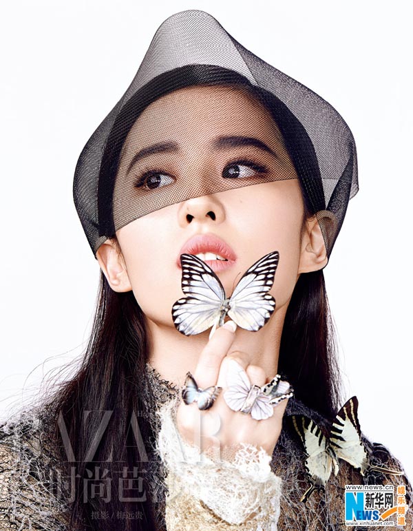 Liu Yifei graces the cover of Harper's Bazaar