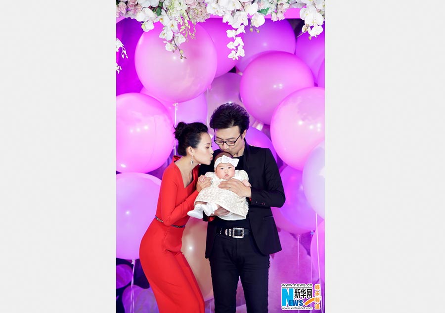 Actress Zhang Ziyi celebrates 100th day of her daughter