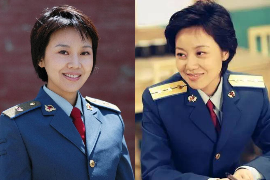 Chinese celebrities in military uniform