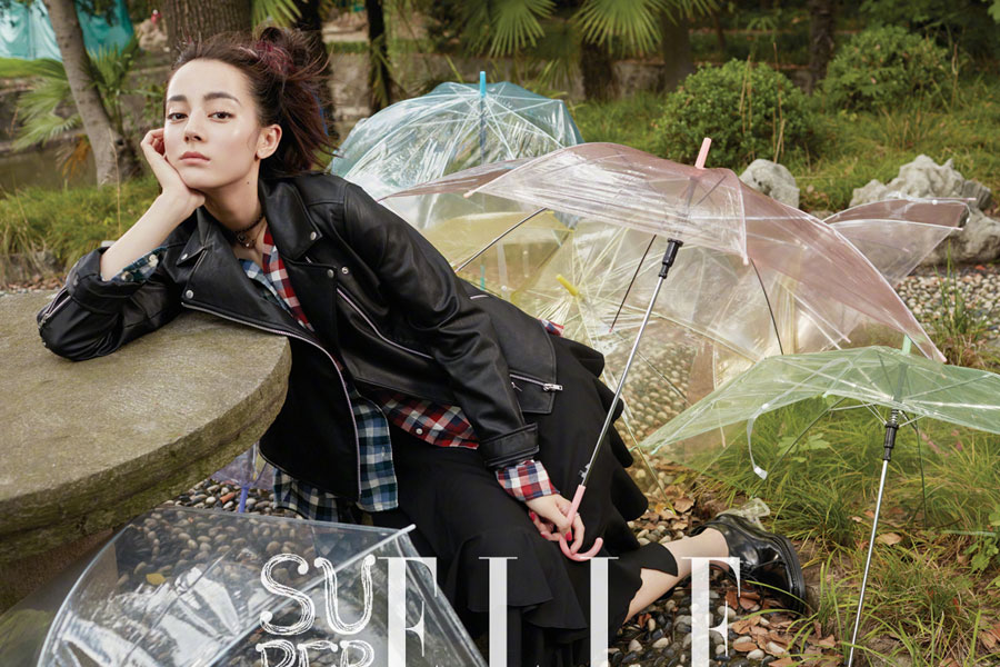 Actress Dilraba Dilmurat poses for fashion magazine