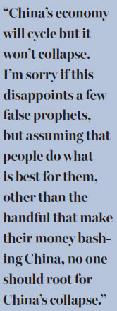 'China collapse' argument mistaken