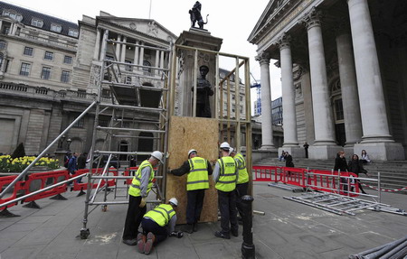 London intensifies security as leaders arrive