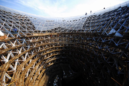 Landmark building of Shanghai Expo is to be unveiled