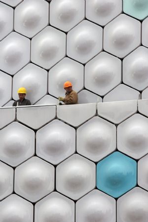 World Expo pavilions take on dashing look