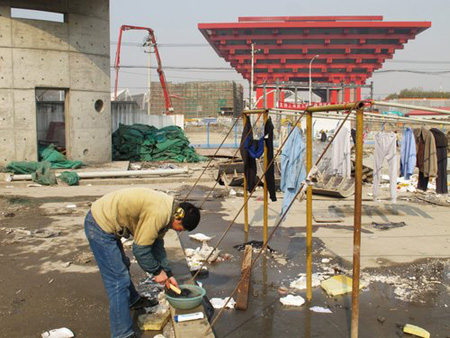 A close-up look at World Expo workers