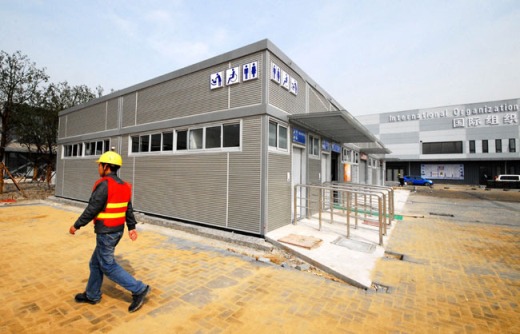 Green and clean for Expo toilets