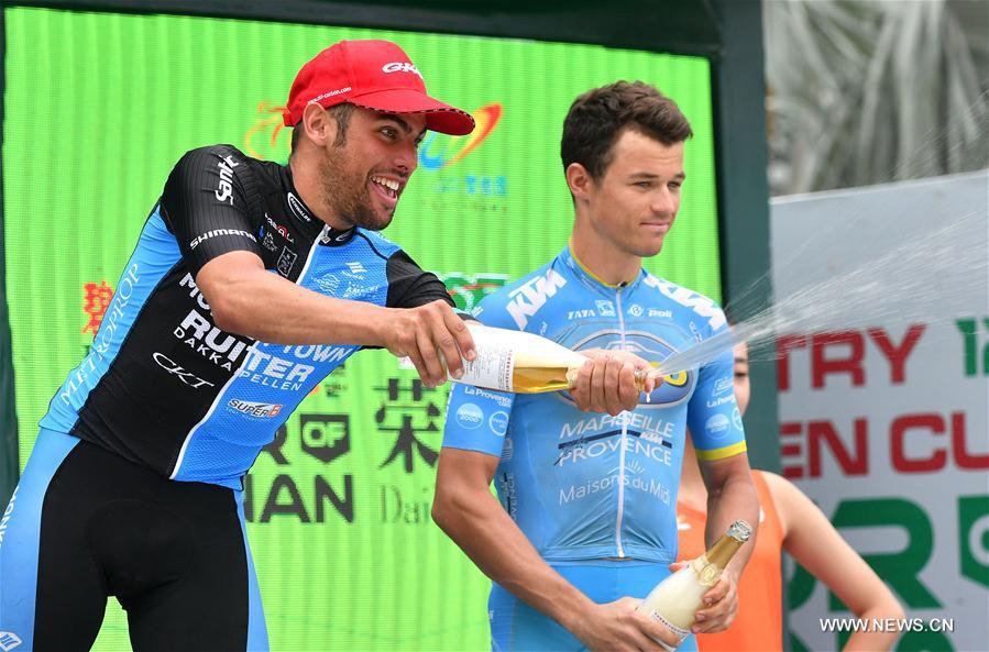 Highlights of eighth stage in Tour of Hainan Cycling Race