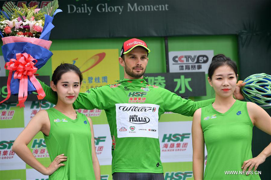 Highlights of eighth stage in Tour of Hainan Cycling Race