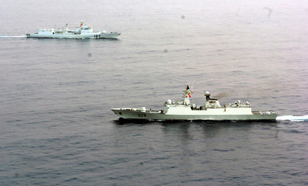 China's 3rd flotilla sails into Gulf of Aden