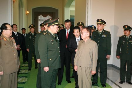 DPRK top leader meets visiting Chinese defense minister