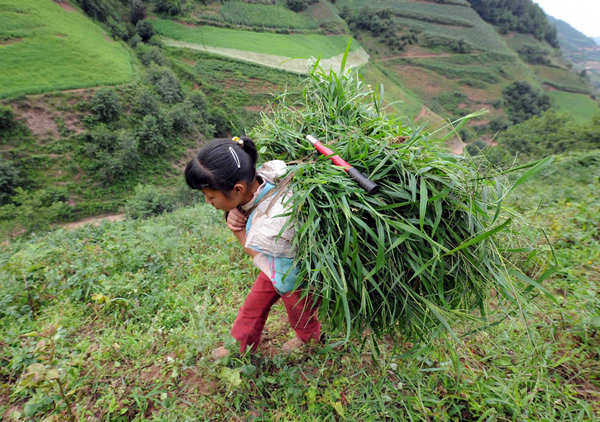 The life of a 13-year-old in rural China