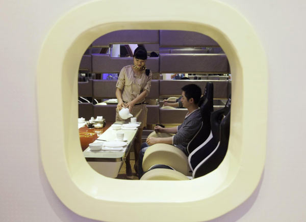 A380 theme restaurant opens in Chongqing