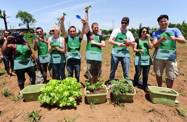 Foreigners learn Chinese farming skills