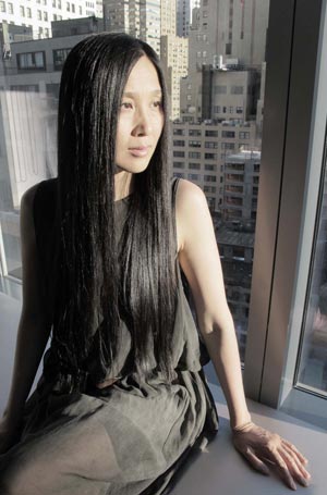 Designer Uma Wang trains in New York