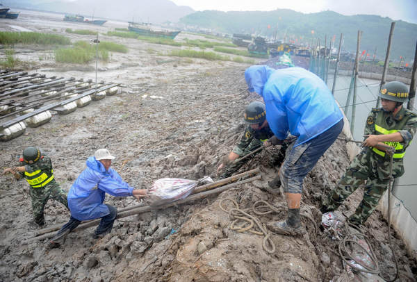 Two typhoons barrel down on China