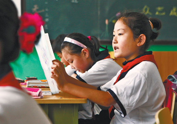 Back to school after Beijing flood