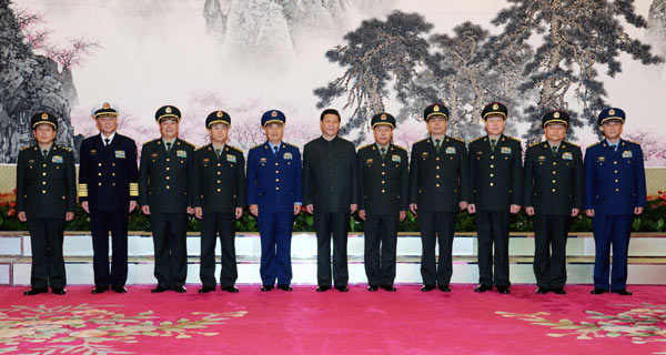 Hu, Xi urge army to fulfill historic missions